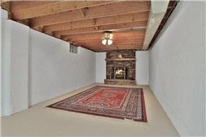 1317 Waterford Rd, Woodbury, MN 55125 - finished below grade area featuring a large fireplace