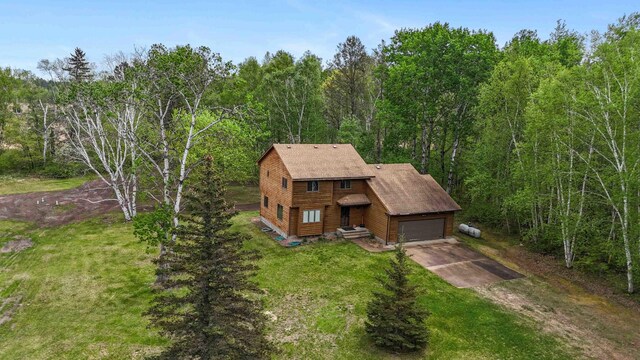 93 County 49 NW, Pine River, MN 56474 - aerial view of property and surrounding area with a heavily wooded area