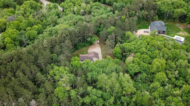 19988 Quentin Ave, Ravenna Twp, MN 55033 - aerial overview of property's location with a heavily wooded area