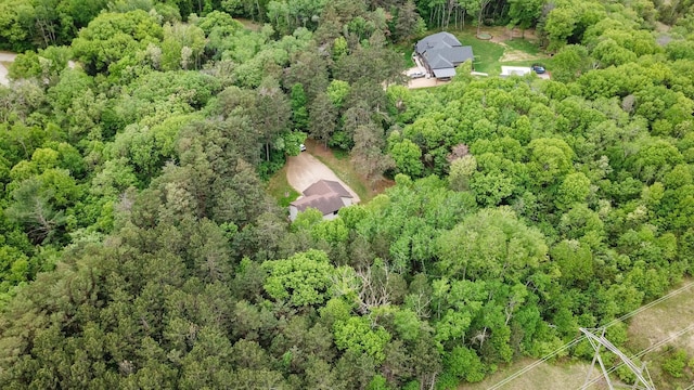 19988 Quentin Ave, Ravenna Twp, MN 55033 - aerial overview of property's location with a heavily wooded area