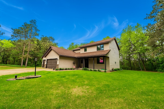 19988 Quentin Ave, Ravenna Twp, MN 55033 - view of front of house with a garage, driveway, a front lawn, and a shingled roof