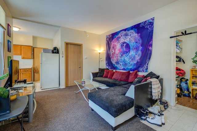 view of living area