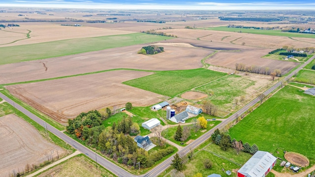 1306 70th Ave, Roberts, WI 54023 - aerial overview of property's location with rural landscape