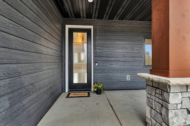 view of entrance to property