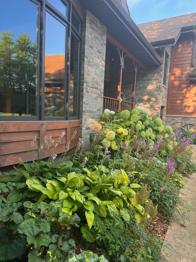 15671 Wermager Beach Rd, Lake Park, MN 56554 - view of side of home with brick siding