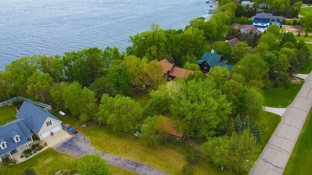 15671 Wermager Beach Rd, Lake Park, MN 56554 - aerial perspective of suburban area with a large body of water