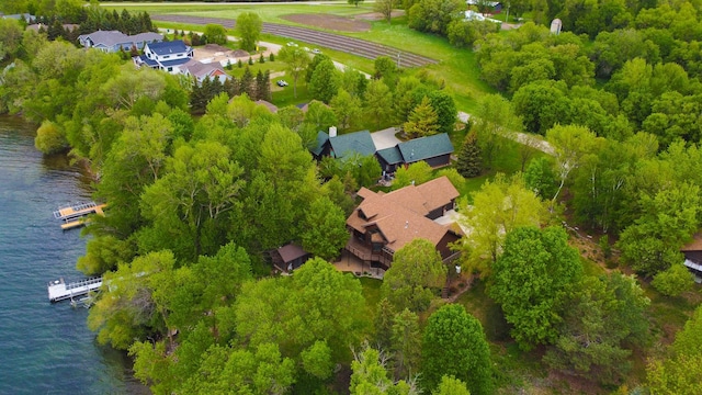15671 Wermager Beach Rd, Lake Park, MN 56554 - drone / aerial view of a large body of water