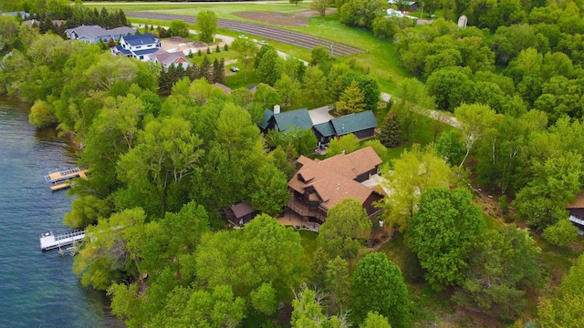 15671 Wermager Beach Rd, Lake Park, MN 56554 - drone / aerial view of a large body of water