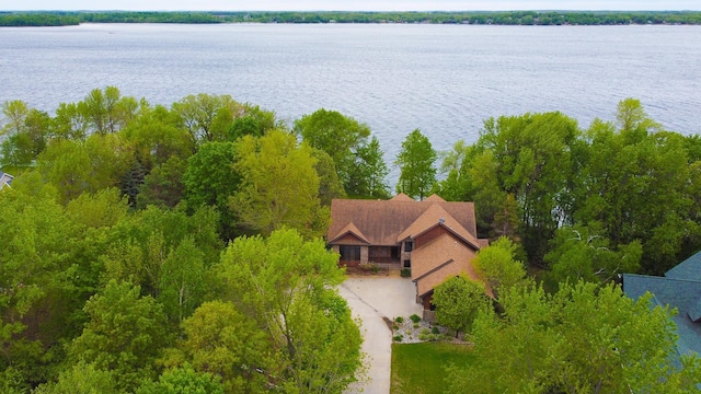 15671 Wermager Beach Rd, Lake Park, MN 56554 - view from above of property with a nearby body of water