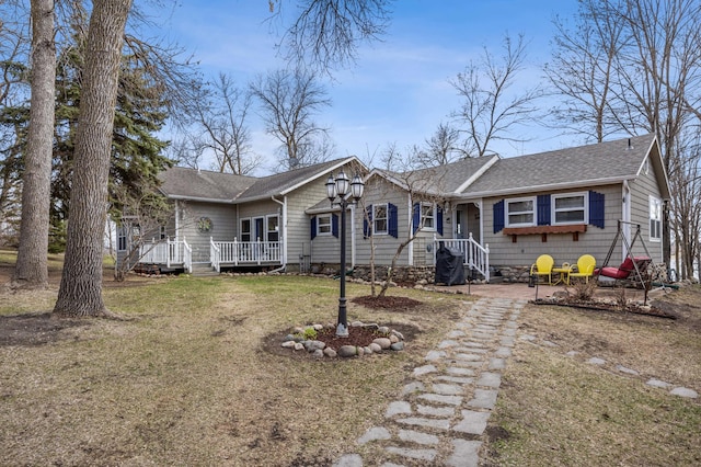 32331 Loon Dr, Candor Twp, MN 56587 - single story home with a front lawn and roof with shingles