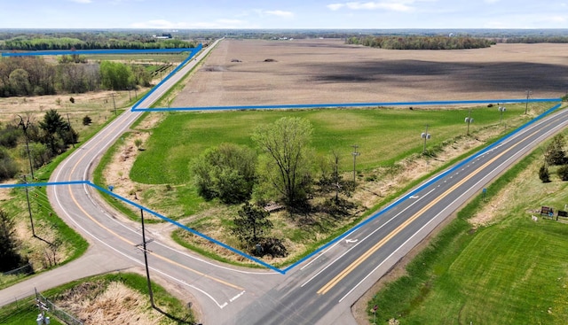 15535 375th St, Amador Twp, MN 55084 - view of rural area with property parcel outlined