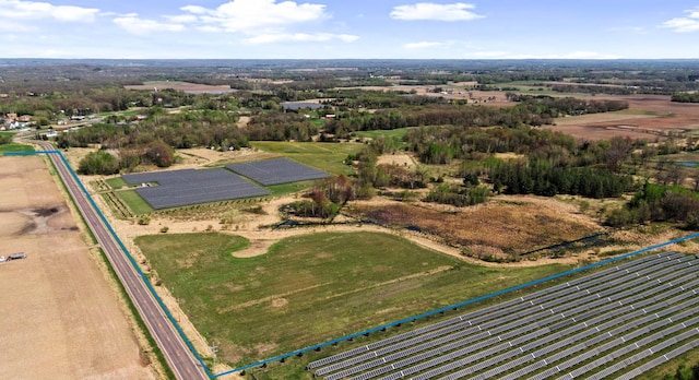 15535 375th St, Amador Twp, MN 55084 - aerial overview of property's location featuring property boundaries highlighted