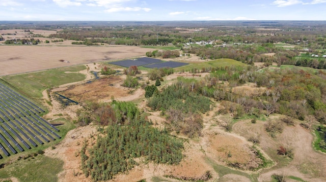 15535 375th St, Amador Twp, MN 55084 - aerial overview of property's location featuring rural landscape