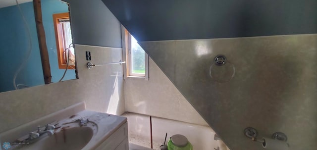 721 Front St, Hawley, MN 56549 - bathroom featuring a bath and a sink