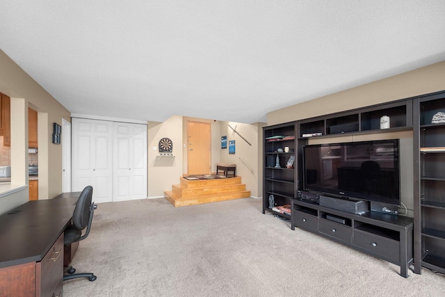 4860 Park Commons Dr Unit 314, Saint Louis Park, MN 55416 - living area with stairway and carpet