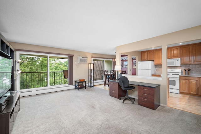 4860 Park Commons Dr Unit 314, Saint Louis Park, MN 55416 - office space featuring light colored carpet and an AC wall unit