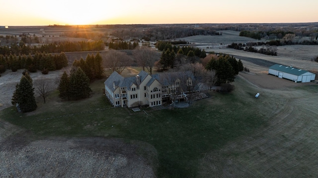 2300 County Road 92, Minnetrista, MN 55359 - aerial view at dusk of a view of rural / pastoral area