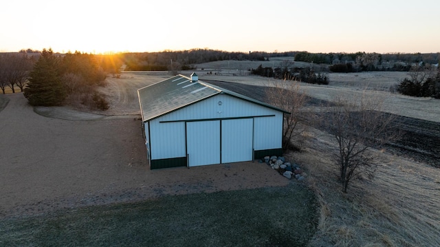 2300 County Road 92, Minnetrista, MN 55359 - view of pole building with a view of rural / pastoral area