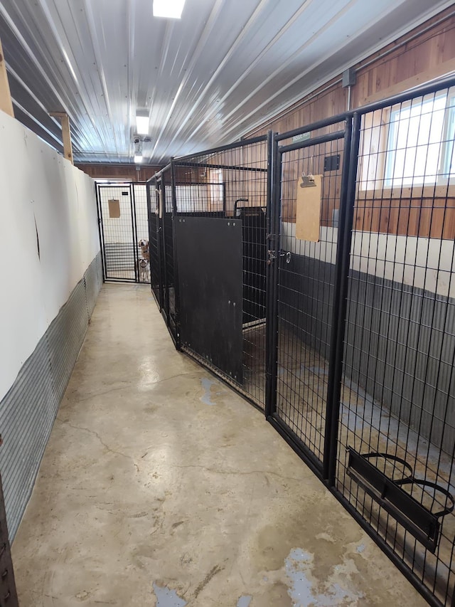 view of horse barn