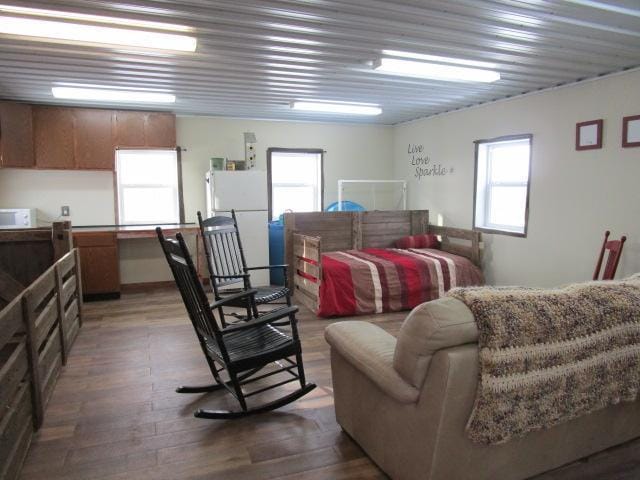 living room featuring wood finished floors