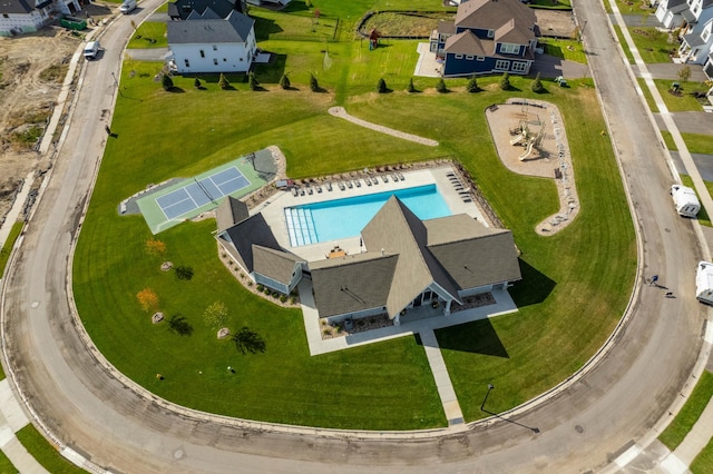 16474 48th Pl N, Plymouth, MN 55446 - birds eye view of property with a residential view