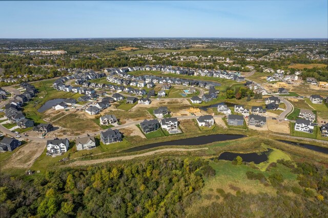 16474 48th Pl N, Plymouth, MN 55446 - bird's eye view with a residential view and a water view