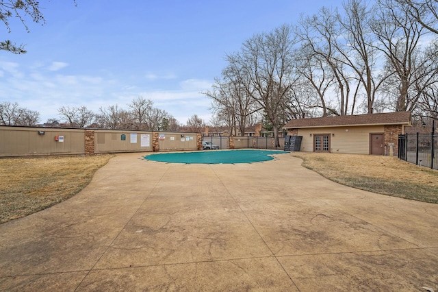 4500 Cedar Lake Rd S Unit 8, Saint Louis Park, MN 55416 - community pool featuring french doors and a patio area