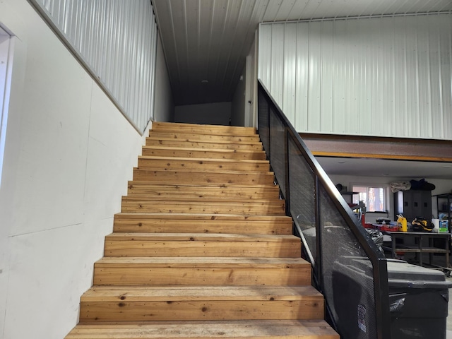 view of staircase