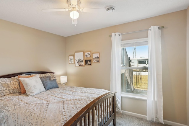 10120 189th Ave NW, Elk River, MN 55330 - carpeted bedroom with baseboards and a ceiling fan