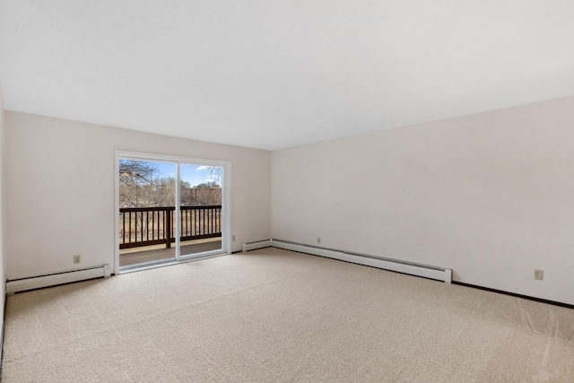 450 Ford Rd Unit 225, Saint Louis Park, MN 55426 - unfurnished room with a baseboard radiator and carpet flooring