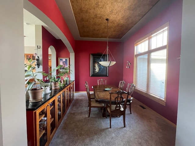 13966 346th Ct, Lindstrom, MN 55045 - carpeted dining area with visible vents