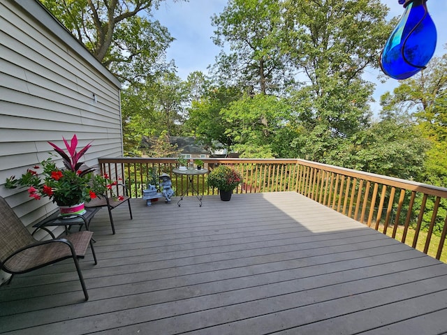 21965 Shady Walk Unit 201, Deerwood, MN 56444 - view of wooden deck