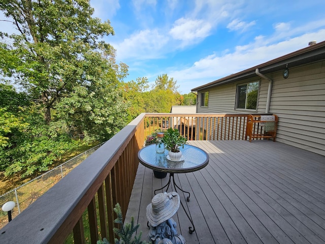 21965 Shady Walk Unit 201, Deerwood, MN 56444 - view of wooden terrace