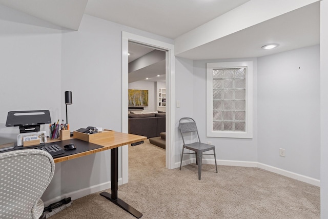 1295 Fairmount Ave, Saint Paul, MN 55105 - home office with carpet floors and baseboards