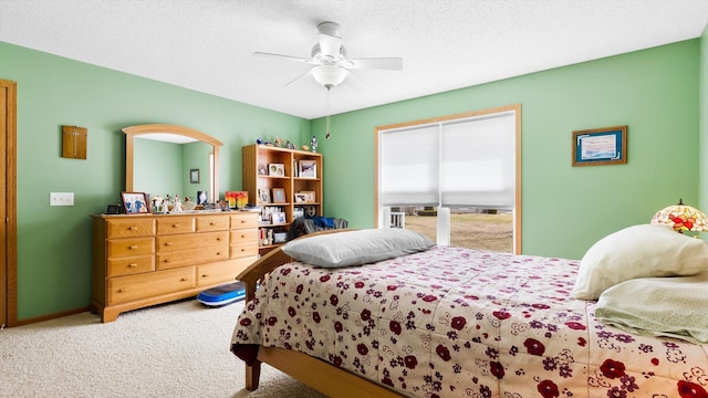 112 Sandpiper Cir, Hastings, MN 55033 - bedroom featuring carpet flooring, a ceiling fan, and baseboards