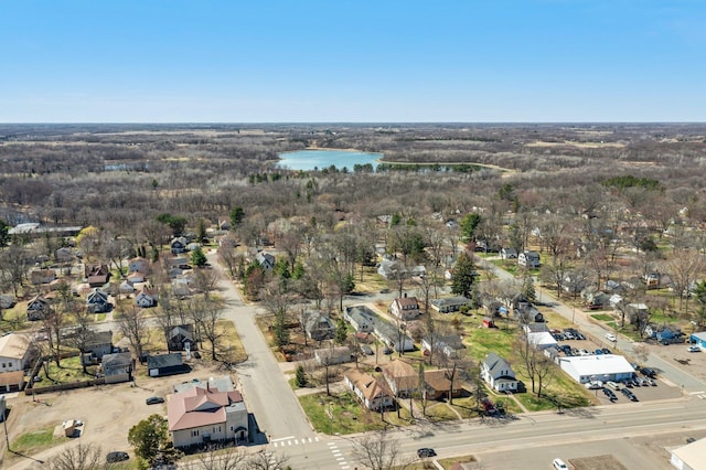 aerial view featuring a residential view