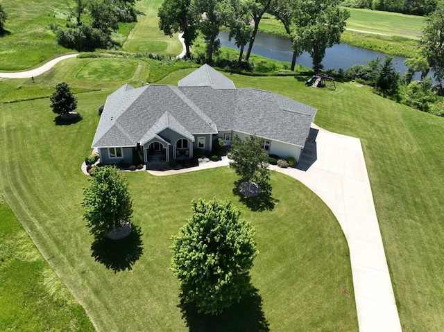 241 Cottonwood Cv, Lynd, MN 56157 - bird's eye view with a water view