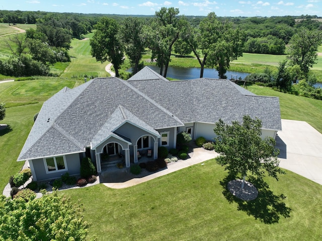 241 Cottonwood Cv, Lynd, MN 56157 - bird's eye view with a water view