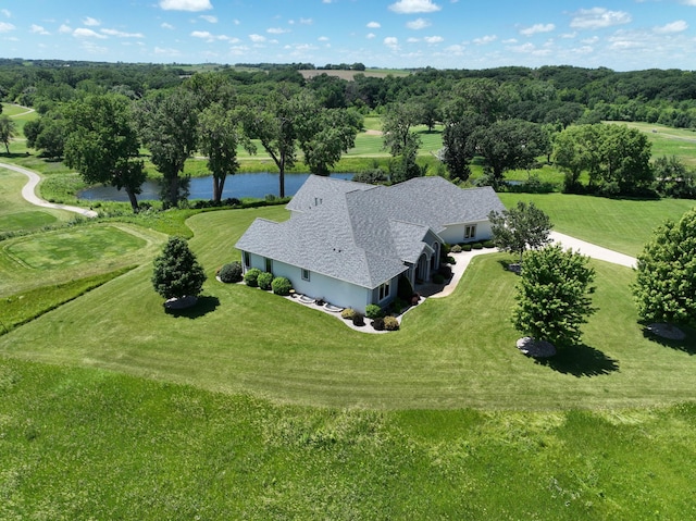 241 Cottonwood Cv, Lynd, MN 56157 - bird's eye view featuring a water view