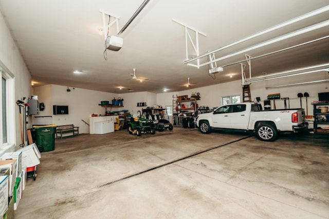 241 Cottonwood Cv, Lynd, MN 56157 - garage featuring a garage door opener