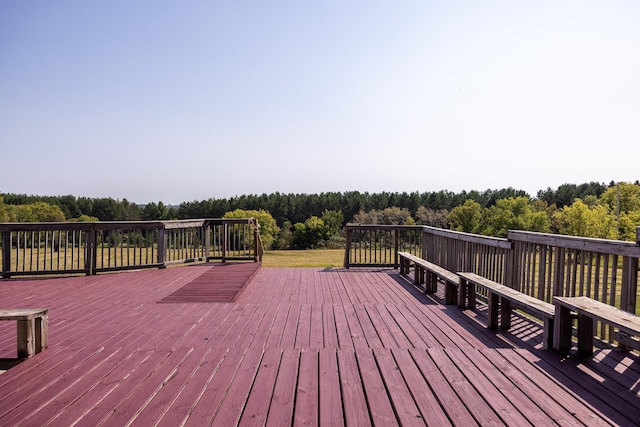 view of deck