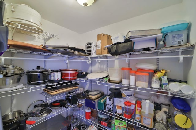 view of pantry
