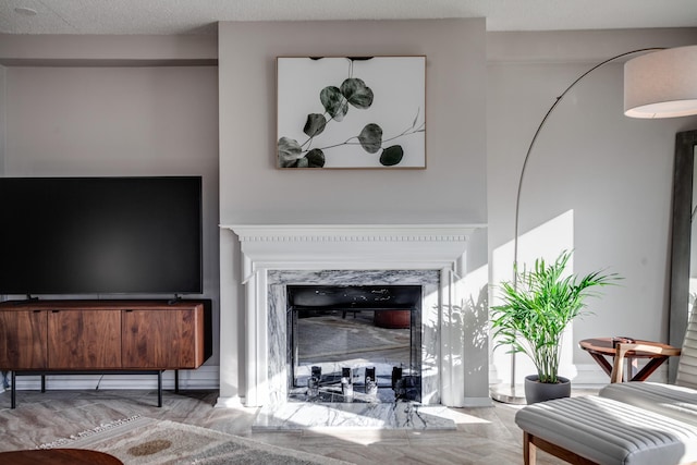 79 Western Ave N Unit 100, Saint Paul, MN 55102 - living area featuring a fireplace