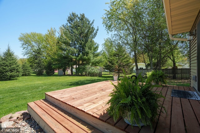 2615 Freeway Dr, Bloomer, WI 54724 - view of wooden terrace