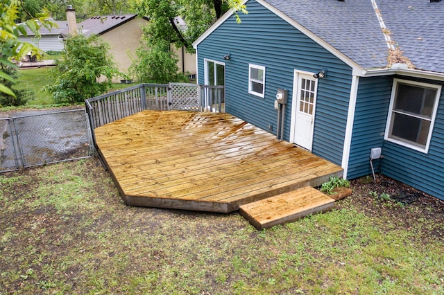 3401 Meadow Ln, Minnetonka, MN 55345 - view of wooden terrace
