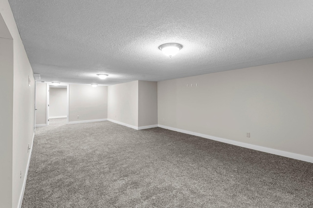 3401 Meadow Ln, Minnetonka, MN 55345 - finished basement with carpet flooring, a textured ceiling, and baseboards