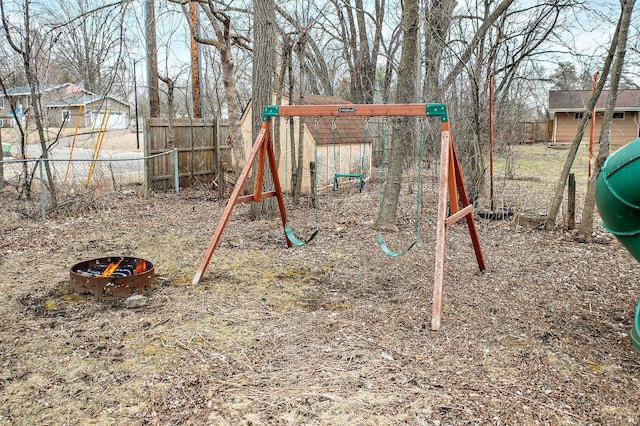 3401 Meadow Ln, Minnetonka, MN 55345 - view of play area featuring a fenced backyard