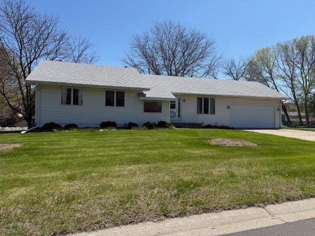 7996 Corey Path, Inver Grove Heights, MN 55076 - ranch-style home with a garage, a front yard, and driveway