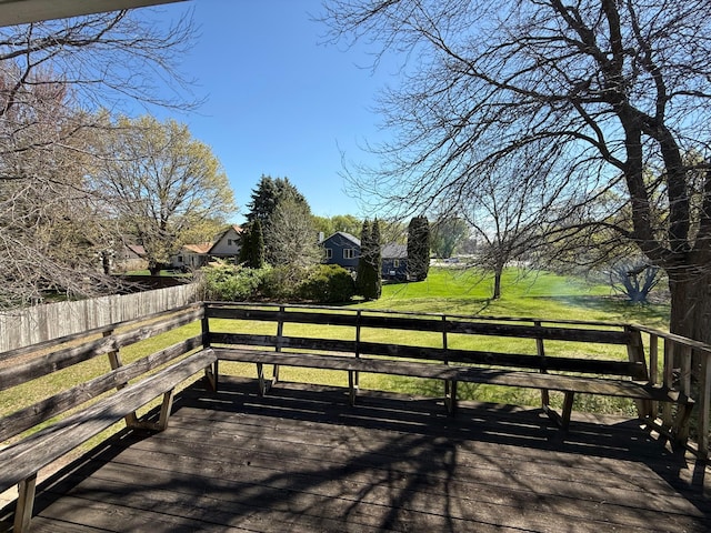 7996 Corey Path, Inver Grove Heights, MN 55076 - deck featuring a lawn
