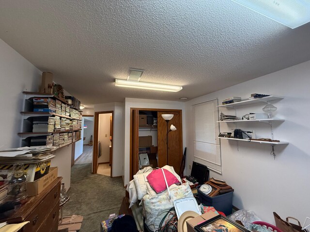 7996 Corey Path, Inver Grove Heights, MN 55076 - misc room featuring a textured ceiling and carpet